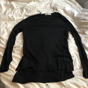 Zara black knit top | Size: M